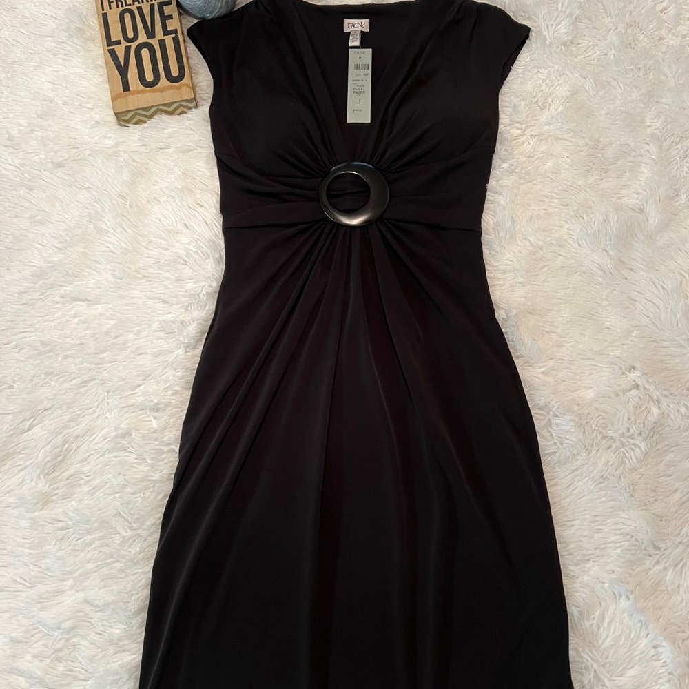 🎉HP🎉 Cache Black Knee Length Cocktail Dress - Picture 5 of 9